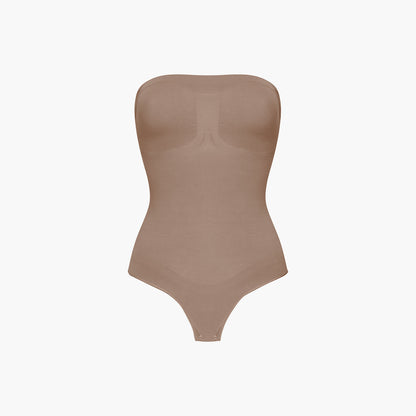 Strapless bodysuit beeldhouwende shapewear met koord