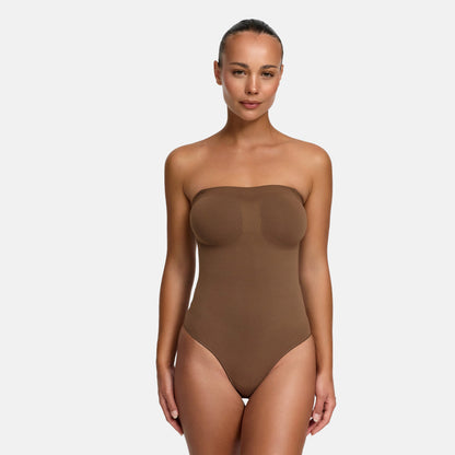 Strapless bodysuit beeldhouwende shapewear met slip 