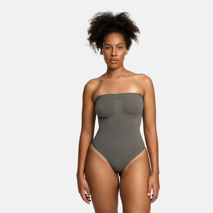 Strapless bodysuit beeldhouwende shapewear met slip 