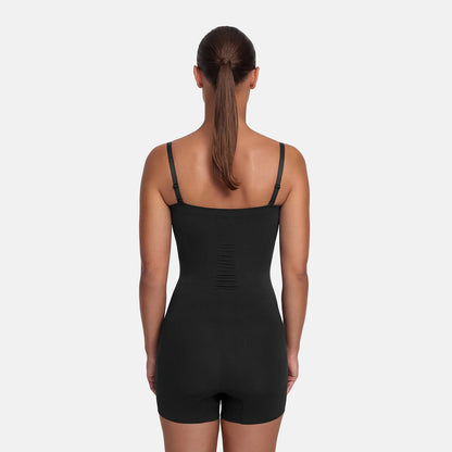 Strapless bodysuit sculptende shapewear met korte broek
