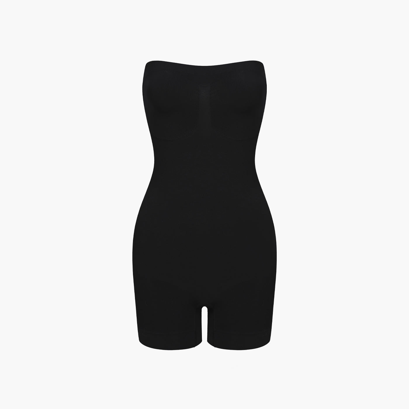 Strapless bodysuit sculptende shapewear met korte broek