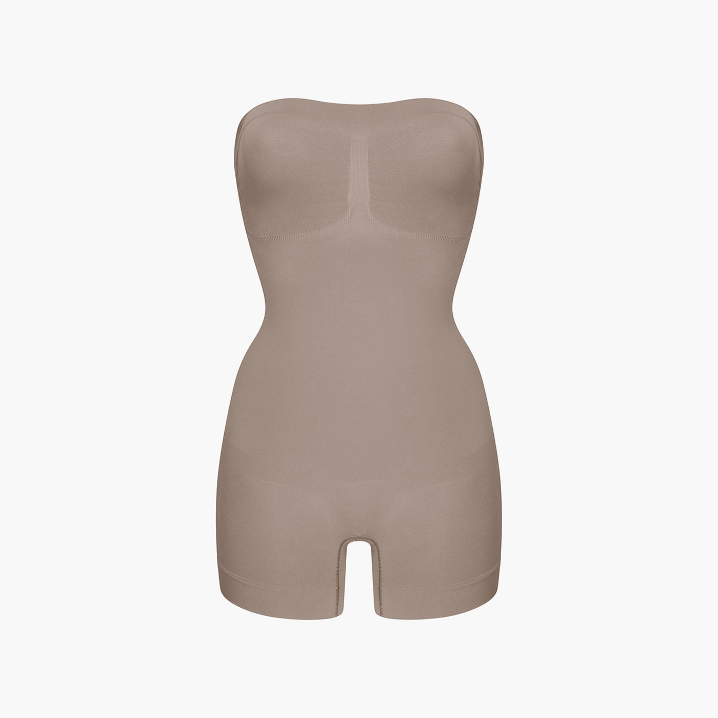 Strapless bodysuit sculptende shapewear met korte broek
