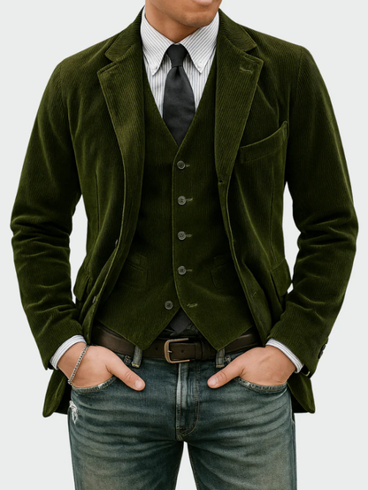 Tommy™ | Compleet 2-delig: Blazer en Gilet van Velvet