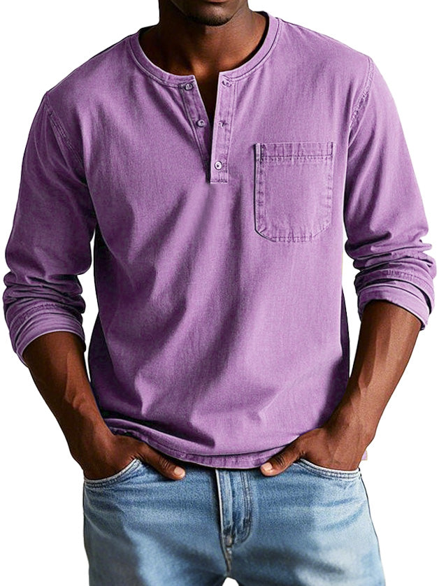 VINTAGE SHIRT MET LANGE MOUWEN