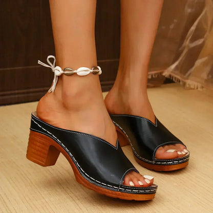 GABRIELLA | Orthopedische Sandalen met Brede Hak Elegant en Comfortabel voor Elke Dag