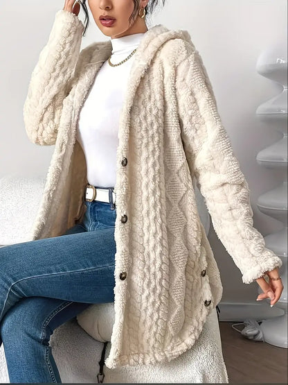 ANGELICA™|CARDIGAN CON CAPPUCCIO