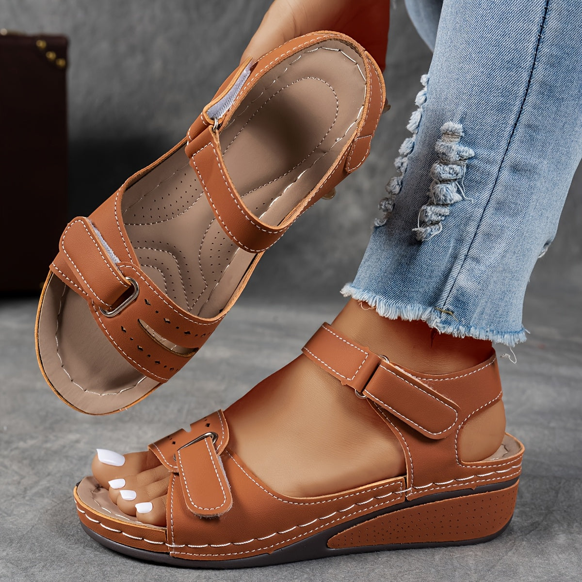 ELIANA ORTHOSTYLE | Orthopedische Zomersandalen met Totaal Comfort en Dagelijkse Elegantie