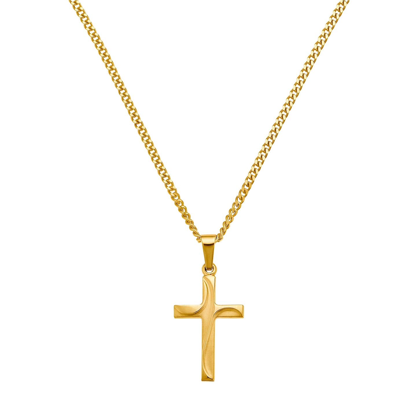KRUIS KETTING 333 GOUD
