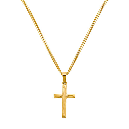 KRUIS KETTING 333 GOUD