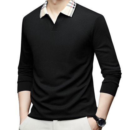 ELEGANTE POLO MET RUITKRAAG VOOR HEREN