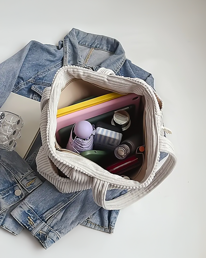 Geribbelde Totetas met Koorddetail
