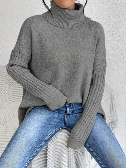 ODETTE™|MAGLIONE DOLCEVITA OVER