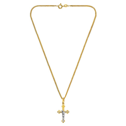 KRUIS KRUISBEELD COLLIER 585 GOUD
