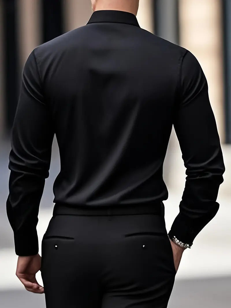 Slim Fit Overhemd met Luxe Uitstraling