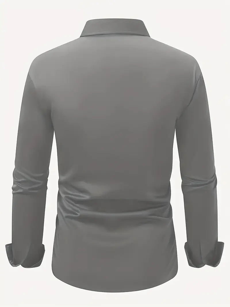 Slim Fit Overhemd met Luxe Uitstraling