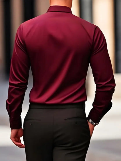 Slim Fit Overhemd met Luxe Uitstraling