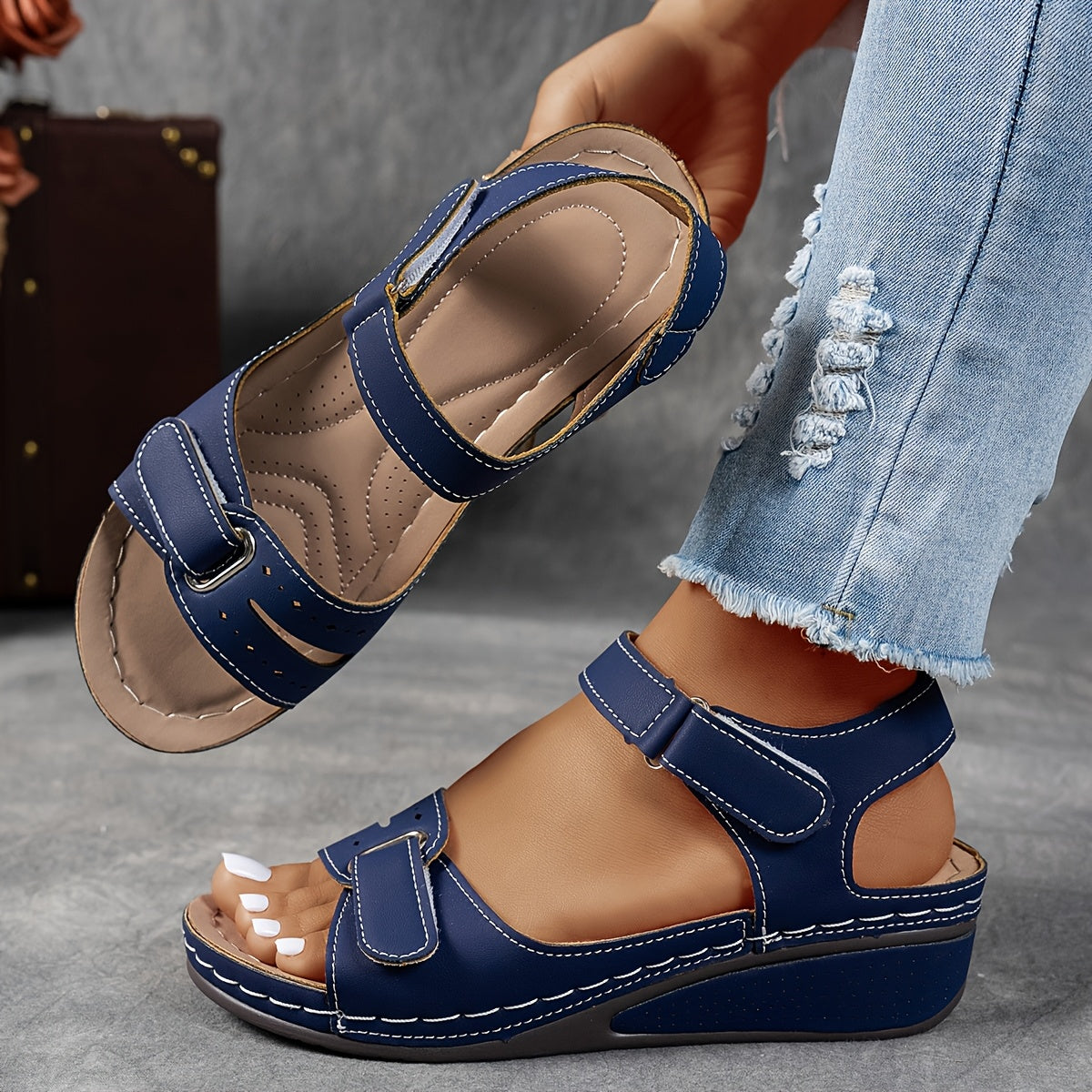 ELIANA ORTHOSTYLE | Orthopedische Zomer Sandalen met Totaal Comfort en Dagelijkse Elegantie