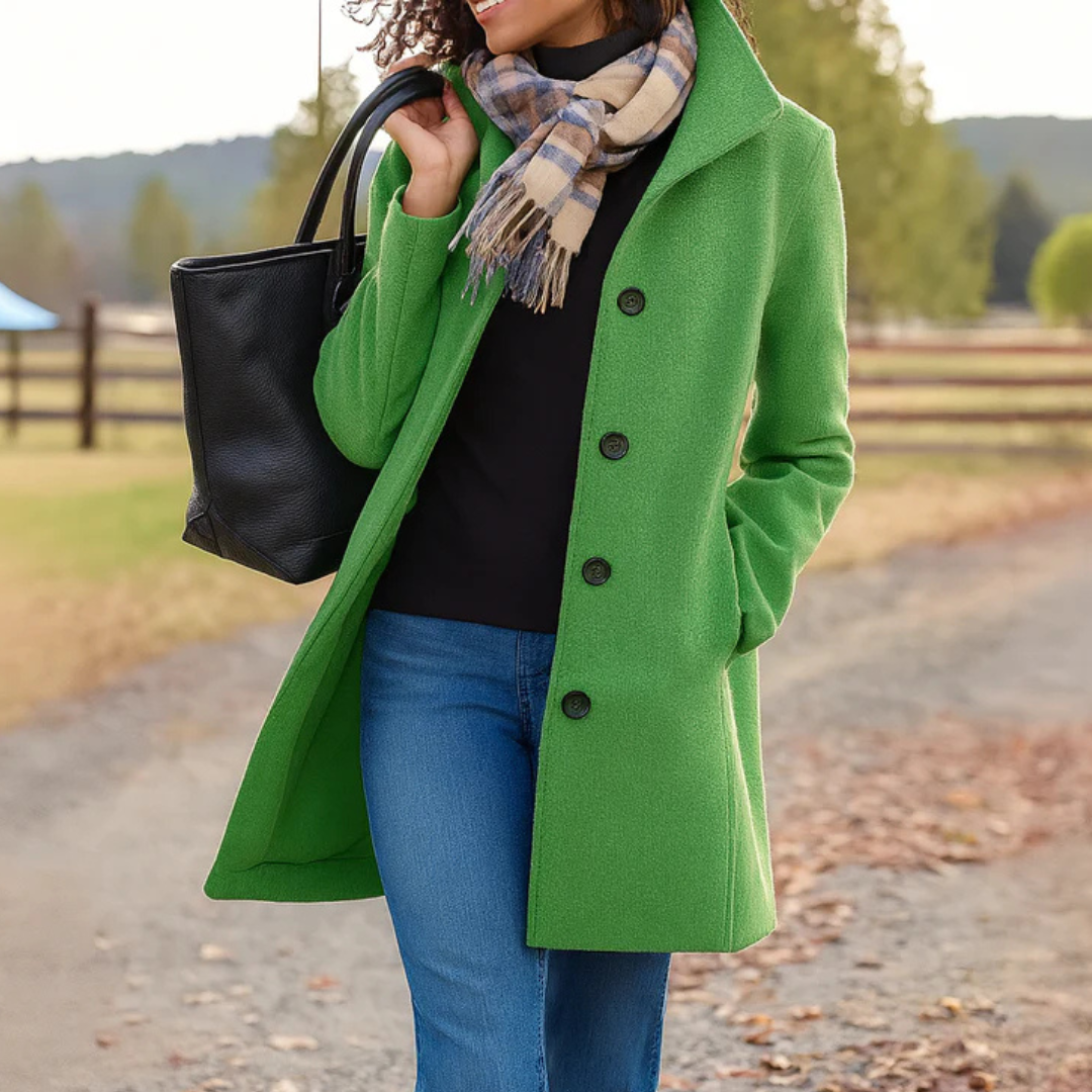 ADRIANA | Elegante Jas met Omarmende Warmte en Tijdloze Stijl