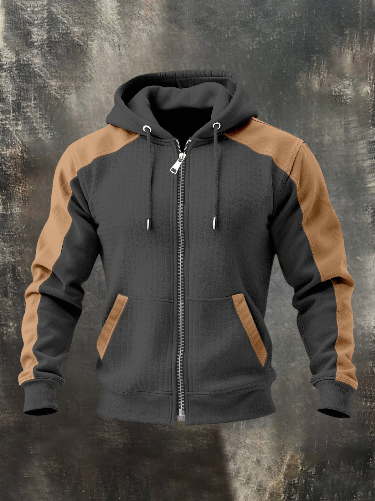 SALVATORE™ | FELPA BICOLORE ZIP