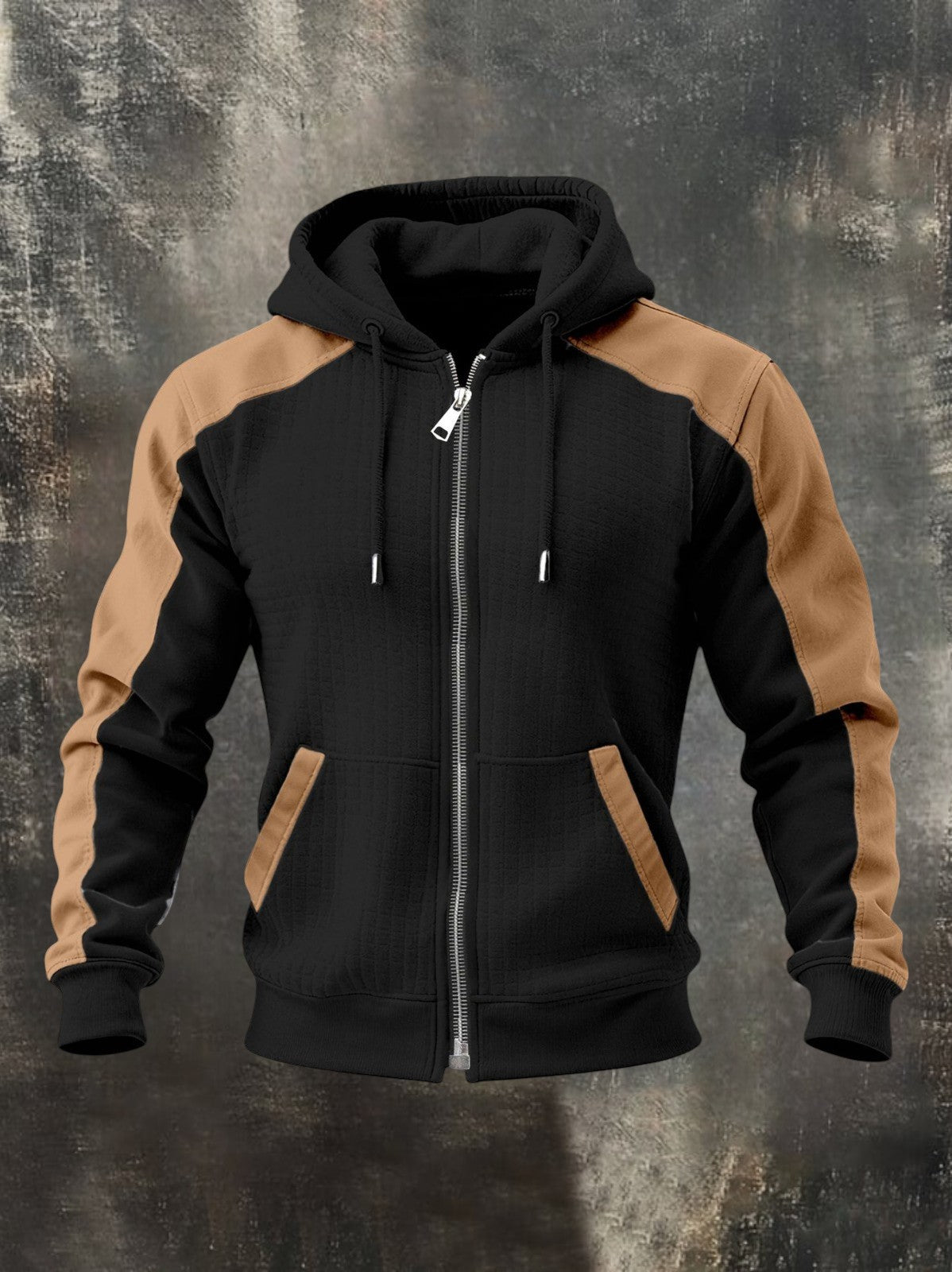 SALVATORE™ | FELPA BICOLORE ZIP
