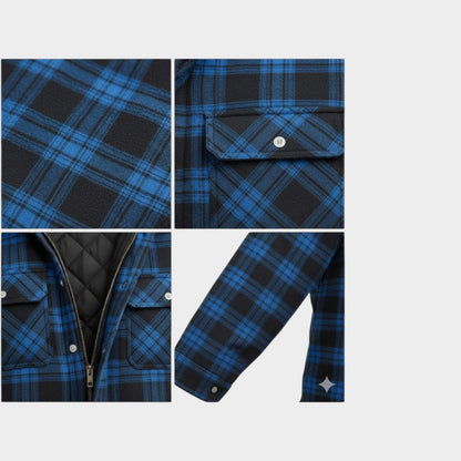 Warme herenjas van premium wolmix