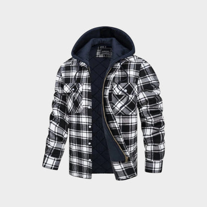 Warme herenjas van premium wolmix