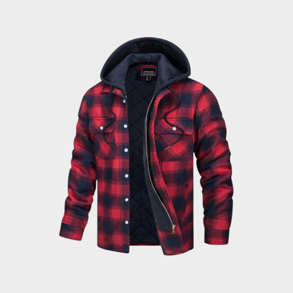 Warme herenjas van premium wolmix