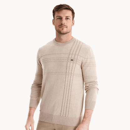 Stijlvolle herenpullover met ruitdesign