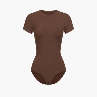 T-shirt body met ronde hals