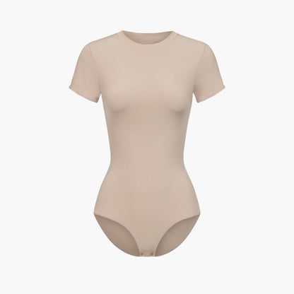 T-shirt body met ronde hals