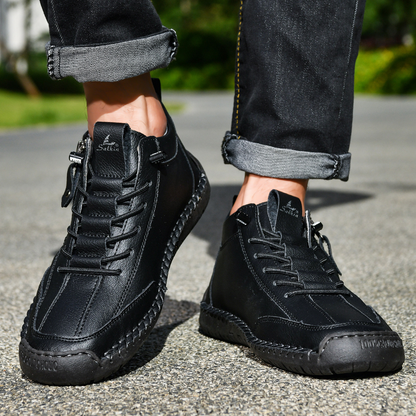 Christian™ | Nubuckleder Schoenen met Rits voor Mannen