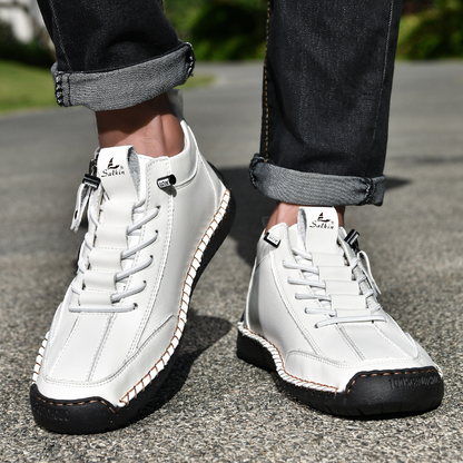 Christian™ | Nubuckleder Schoenen met Rits voor Mannen