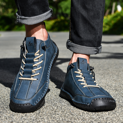 Christian™ | Nubuckleder Schoenen met Rits voor Mannen