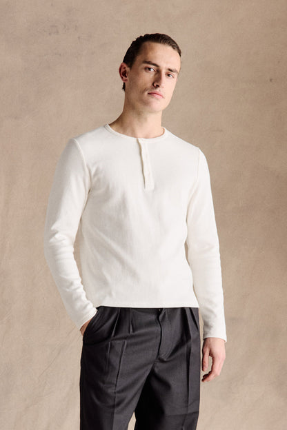 Alvaro Henley Shirt – Tijdloze Casual Elegantie