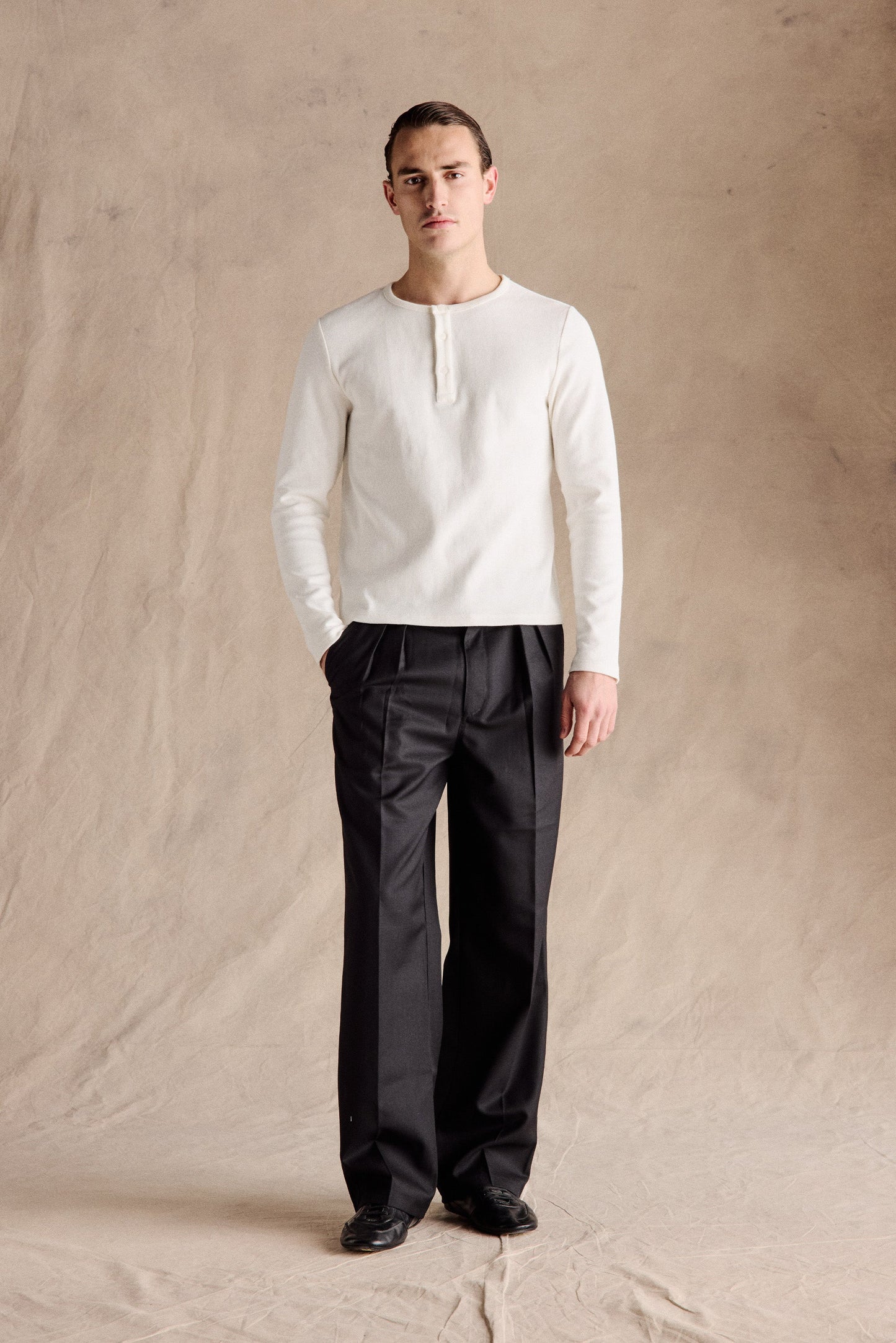 Alvaro Henley Shirt – Tijdloze Casual Elegantie