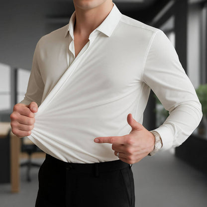 Pietro™ | Elastische Antikreuk Overhemd voor Mannen