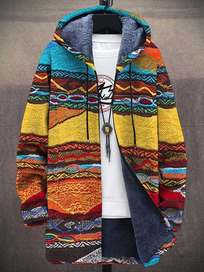 Luxe cardigan met artistieke inspiratie