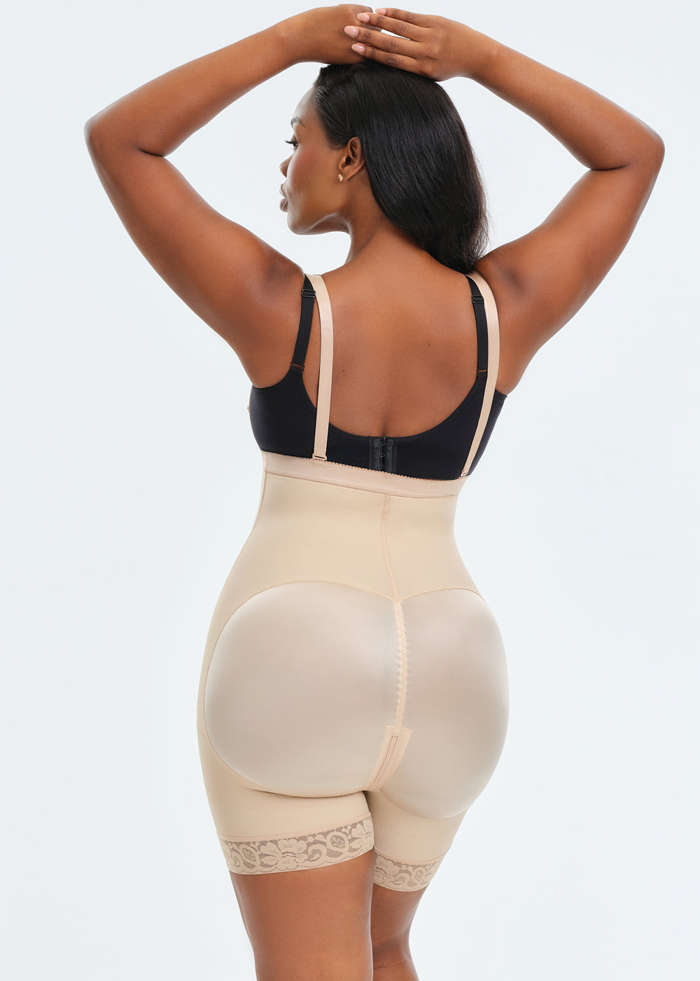BootyBoosting High-Waist Side Zip Shorts