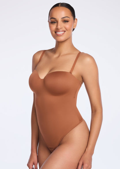 BraSculpt Strapless Bodysuit Thong