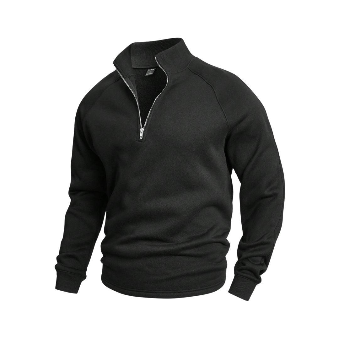 Zip-up met halve rits