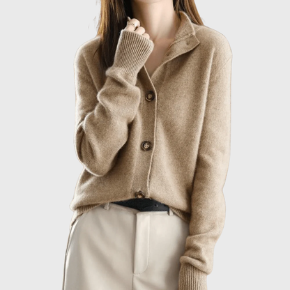 Luxe Gebreid Vest met Kraag