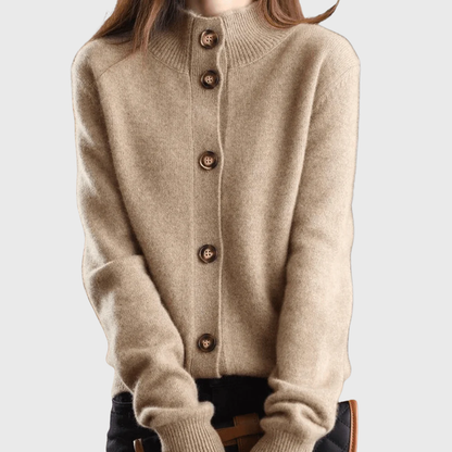 Luxe Gebreid Vest met Kraag