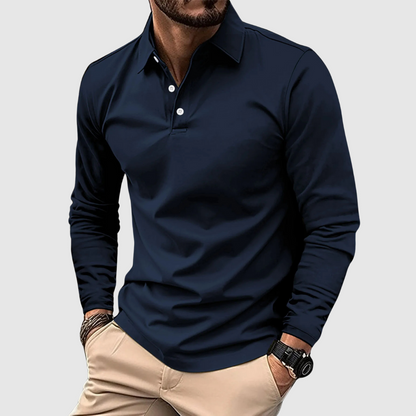 PREMIUM POLO  MET LANGE MOUWEN