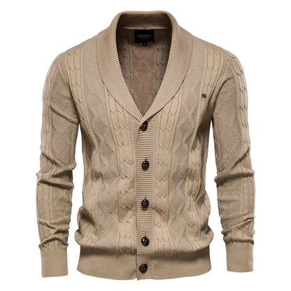 Heren-Cardigan met Knopsluiting