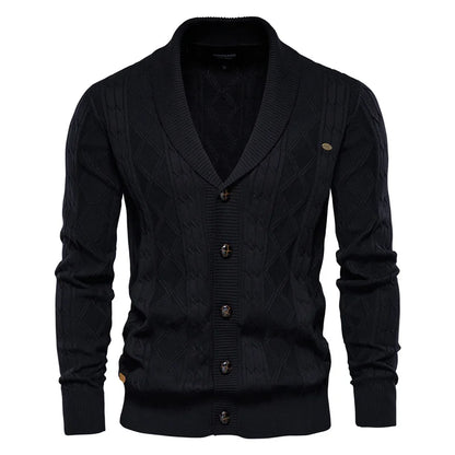 Heren-Cardigan met Knopsluiting