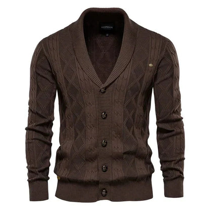 Heren-Cardigan met Knopsluiting