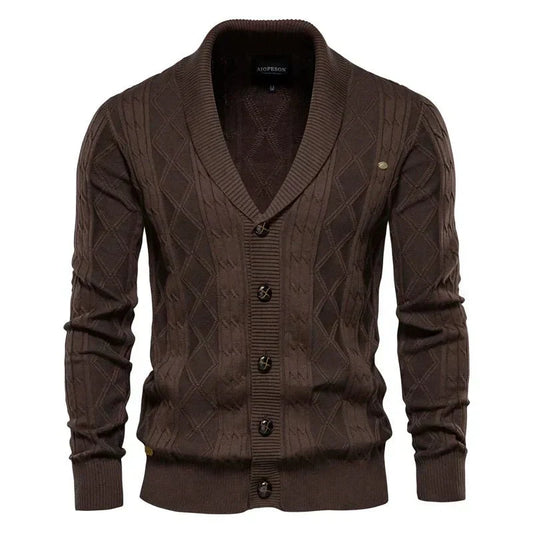 Heren-Cardigan met Knopsluiting