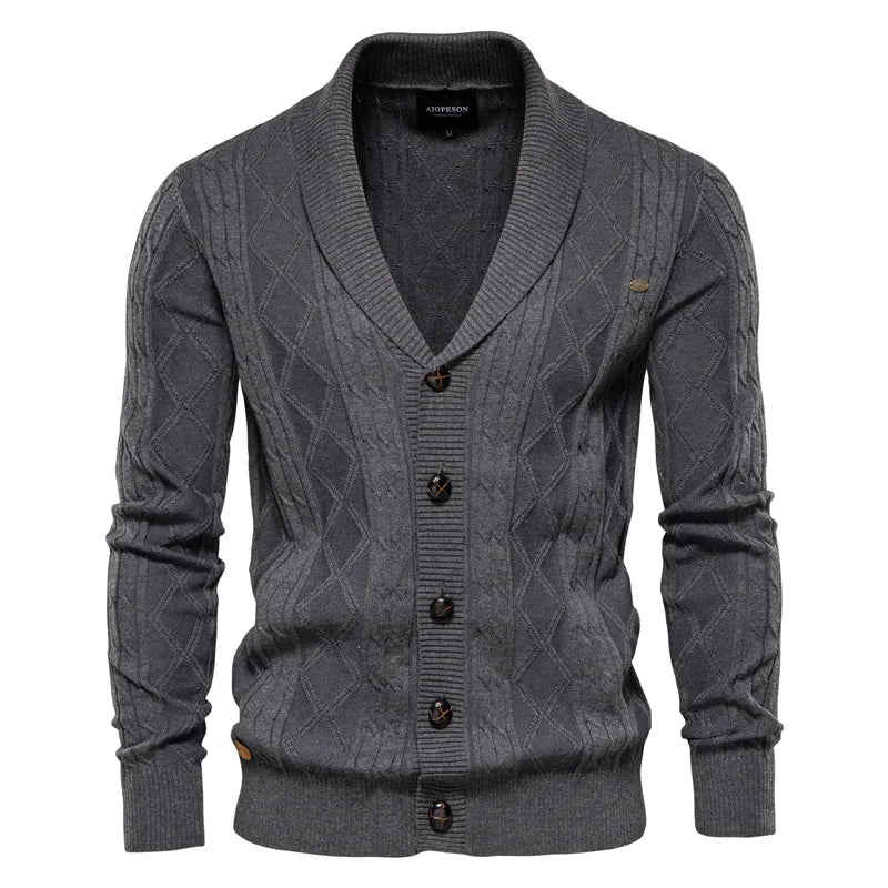 Heren-Cardigan met Knopsluiting