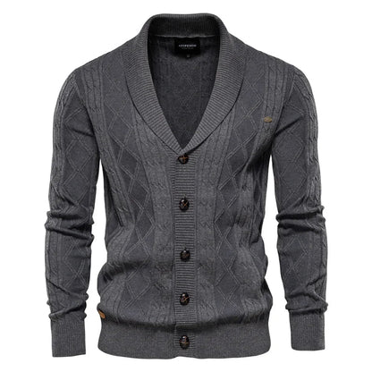 Heren-Cardigan met Knopsluiting