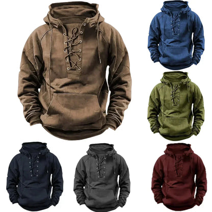 Warme hoodie voor avontuur, comfort en een coole retrostijl
